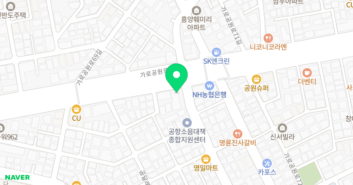 웰스바움 위치 지도 - 서울특별시 양천구 가로공원로 158