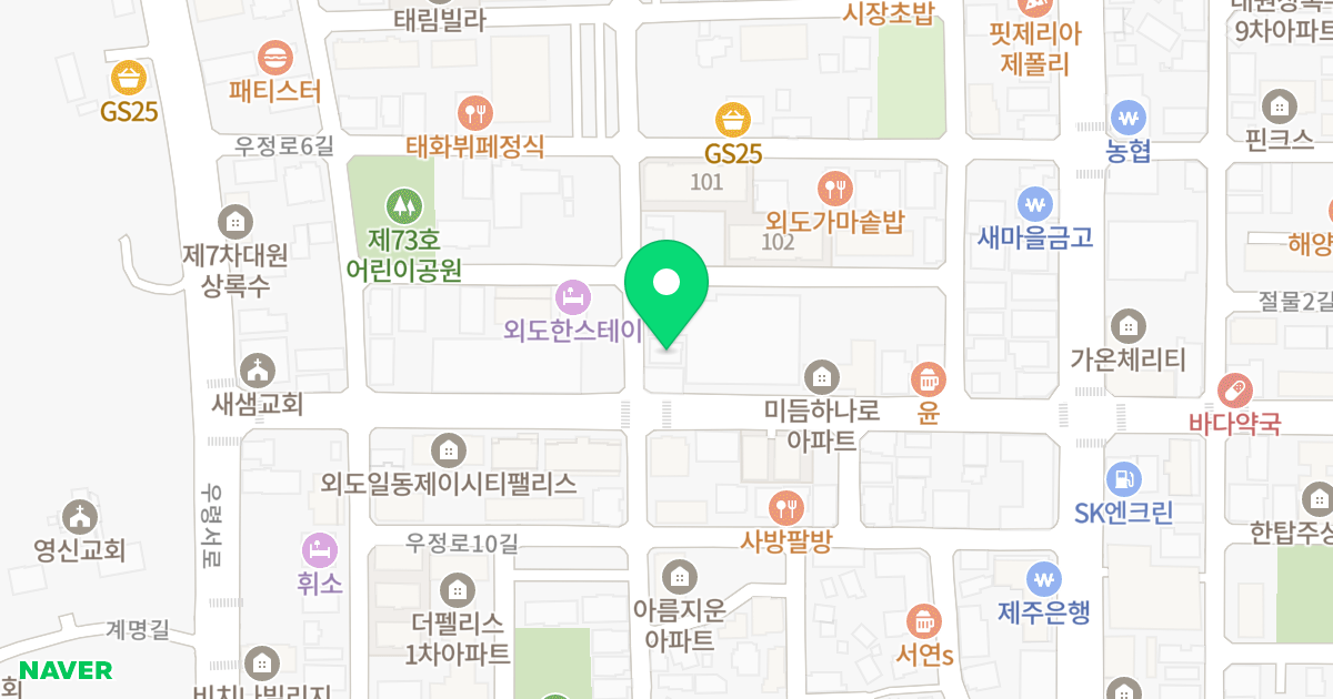 (474-2) 위치 지도 - 제주특별자치도 제주시 우령6길 19