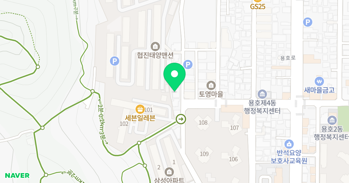 (536-26) 위치 지도 - 부산광역시 남구 용호로232번길 71
