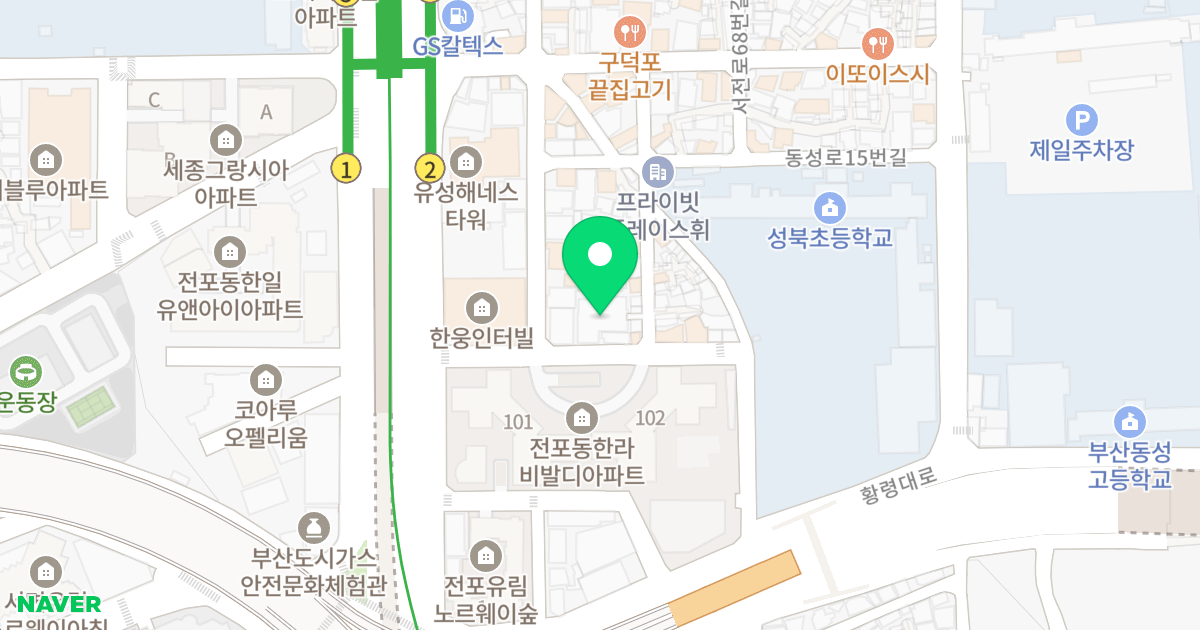 에톤(ETON) 위치 지도 - 부산광역시 부산진구 전포대로162번길 15
