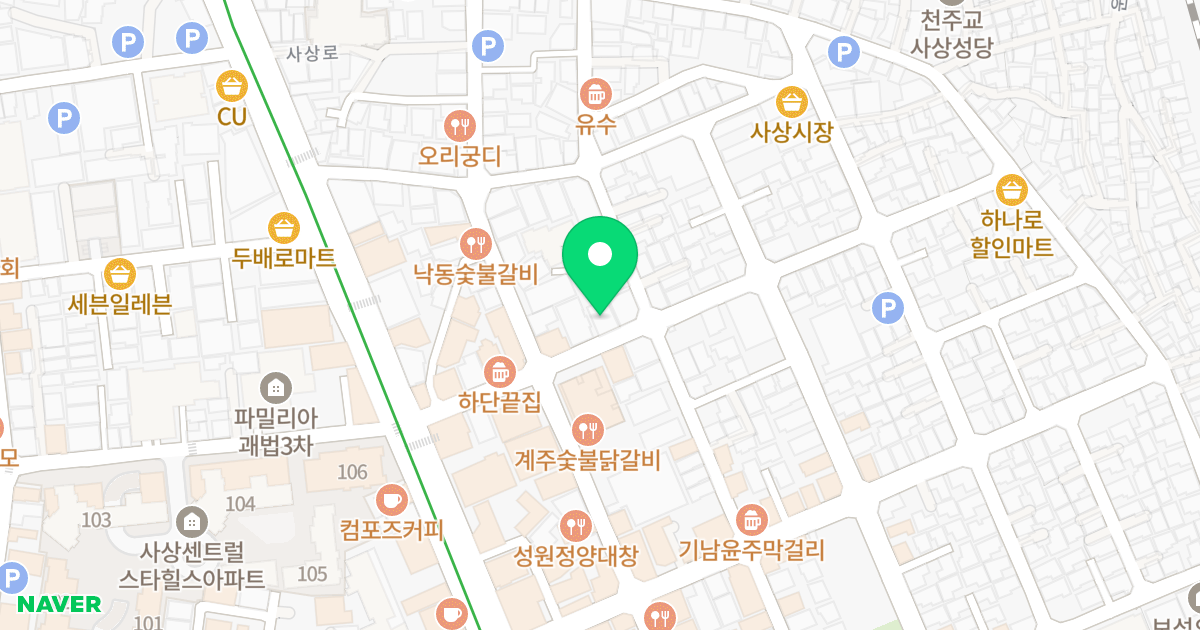 컴포티움 위치 지도 - 부산광역시 사상구 사상로224번길 19