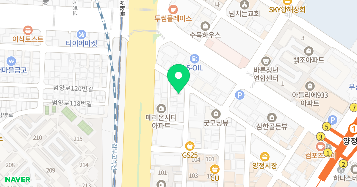 노블파크 위치 지도 - 부산광역시 부산진구 거제대로36번가길 41