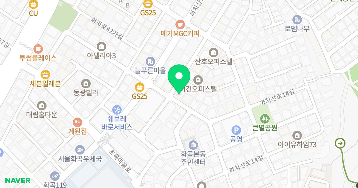 아인스빌 위치 지도 - 서울특별시 강서구 까치산로12길 9