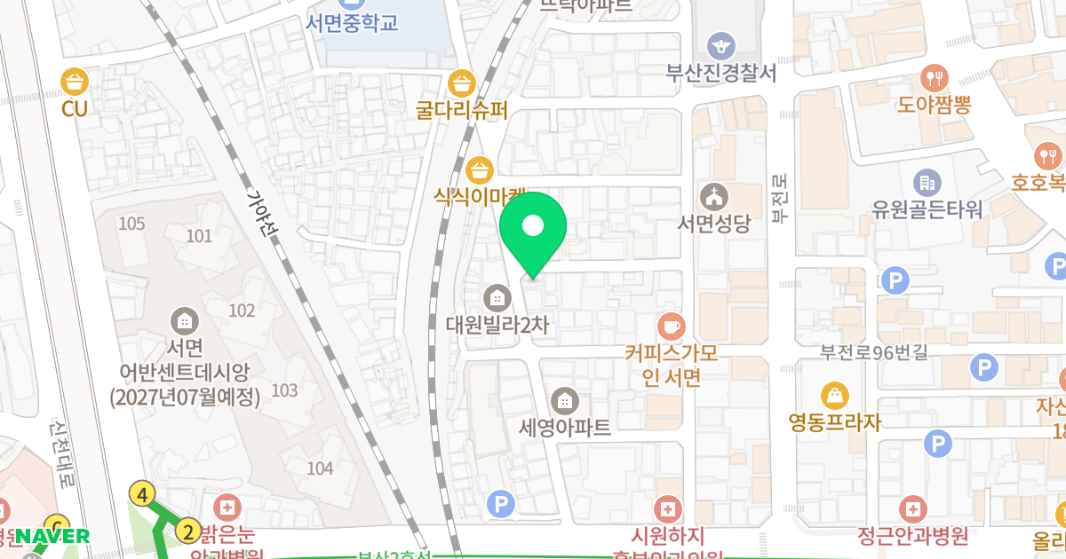 (418-7) 위치 지도 - 부산광역시 부산진구 가야대로747번길 28