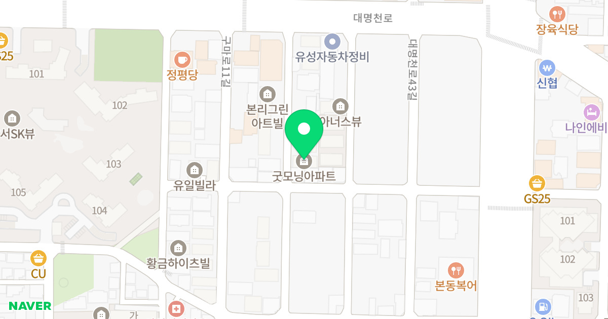 (423-3) 위치 지도 - 대구광역시 달서구 대명천로47길 23