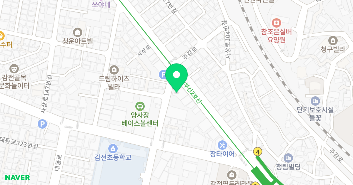 더 퍼스트원 위치 지도 - 부산광역시 사상구 사상로 119