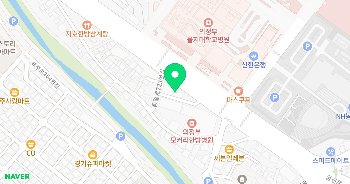 EU플라자 위치 지도 - 경기도 의정부시 동일로 717