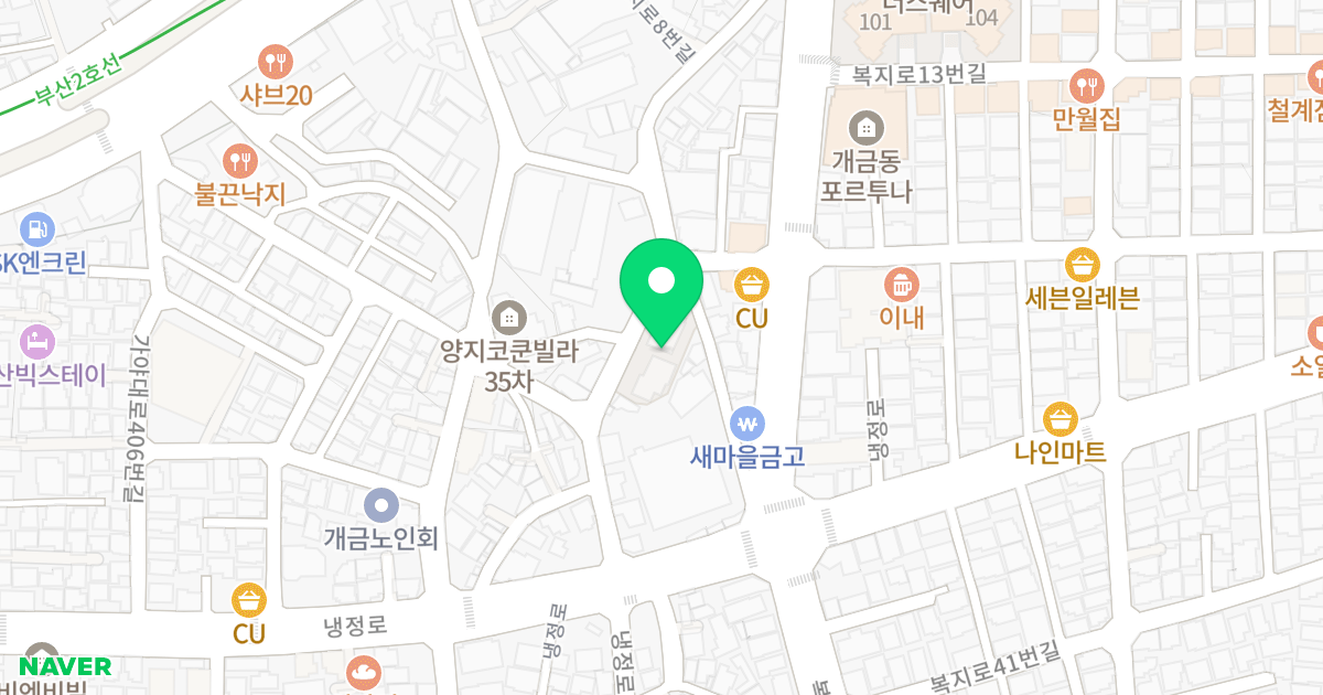 양지코쿤빌33,34차 위치 지도 - 부산광역시 부산진구 복지로8번길 37