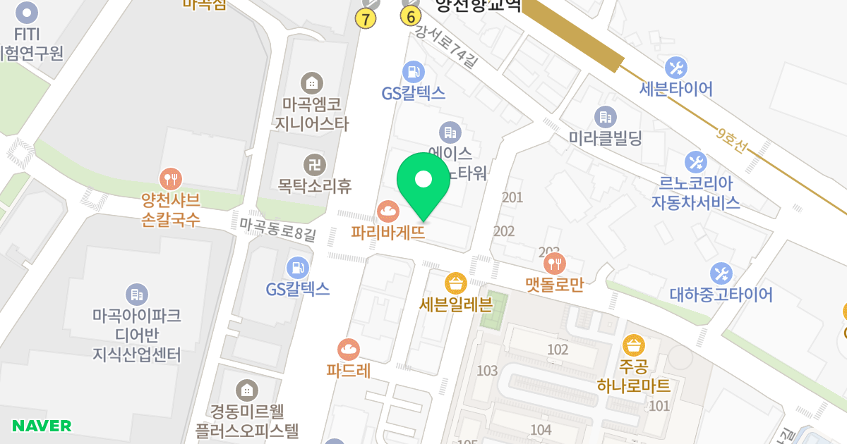 대룡드림타워-1 위치 지도 - 서울특별시 강서구 강서로 462