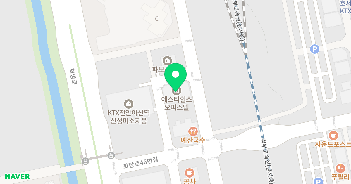 1동 위치 지도 - 충청남도 아산시 배방읍 희망로46번길 19-11