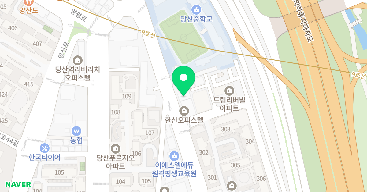 오피디움 위치 지도 - 서울특별시 영등포구 버드나루로 144