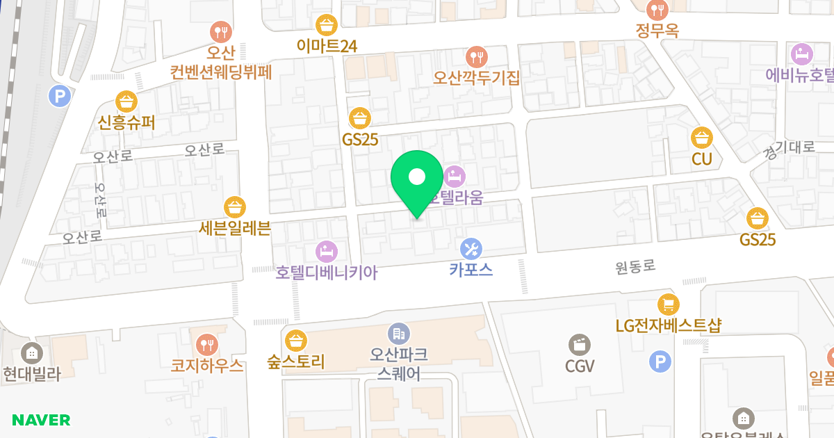 (781-2) 위치 지도 - 경기도 오산시 오산로178번길 12