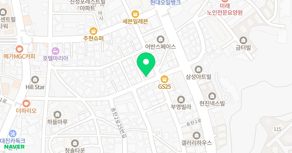 삼성누리안 위치 지도 - 경기도 평택시 송탄2로65번길 6