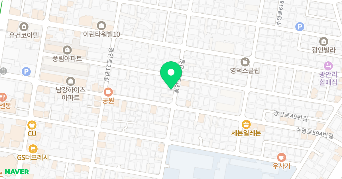 건왕제이파크4 위치 지도 - 부산광역시 수영구 광안로35번길 67