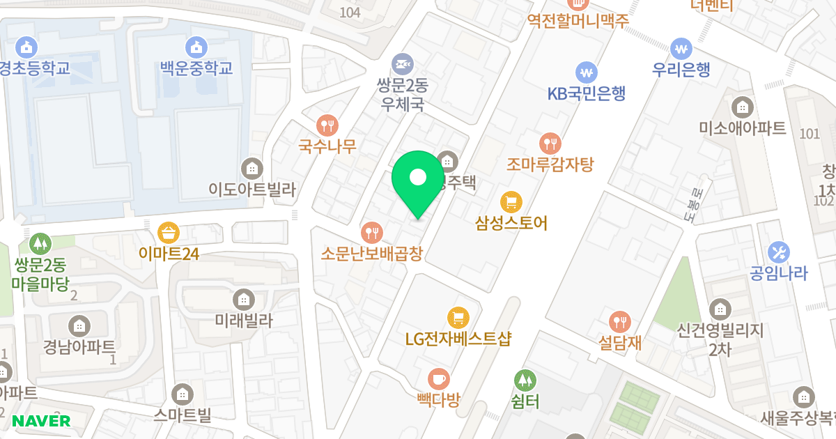 (669-5) 위치 지도 - 서울특별시 도봉구 해등로17길 38