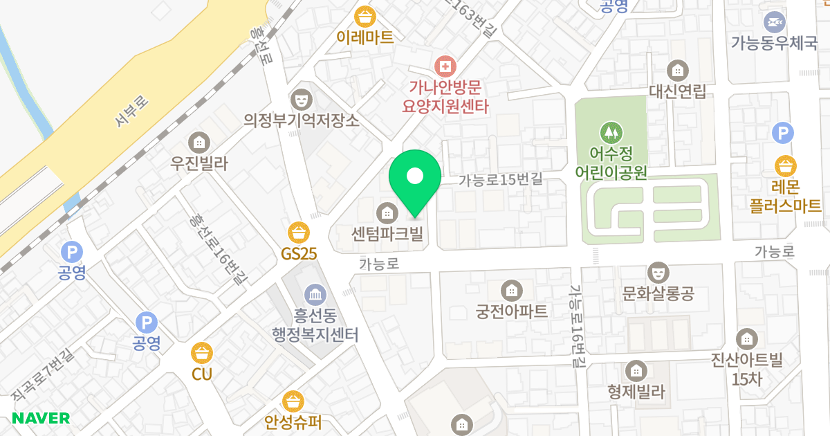 센텀파크빌 위치 지도 - 경기도 의정부시