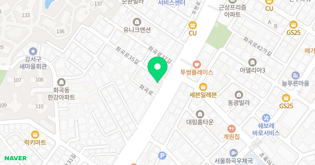 라인오피스텔 위치 지도 - 서울특별시 강서구