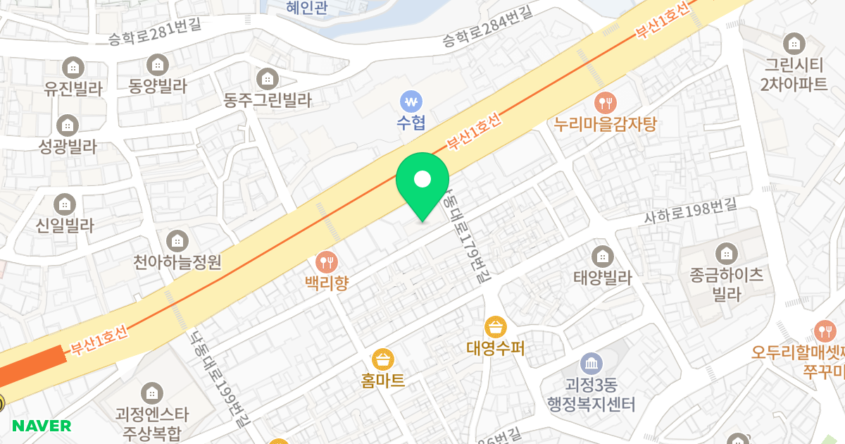에코펠리스 위치 지도 - 부산광역시 사하구 사리로27번길 48