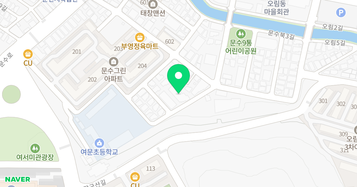 백상리츠빌2차 위치 지도 - 전라남도 여수시 문수북5길 28-8