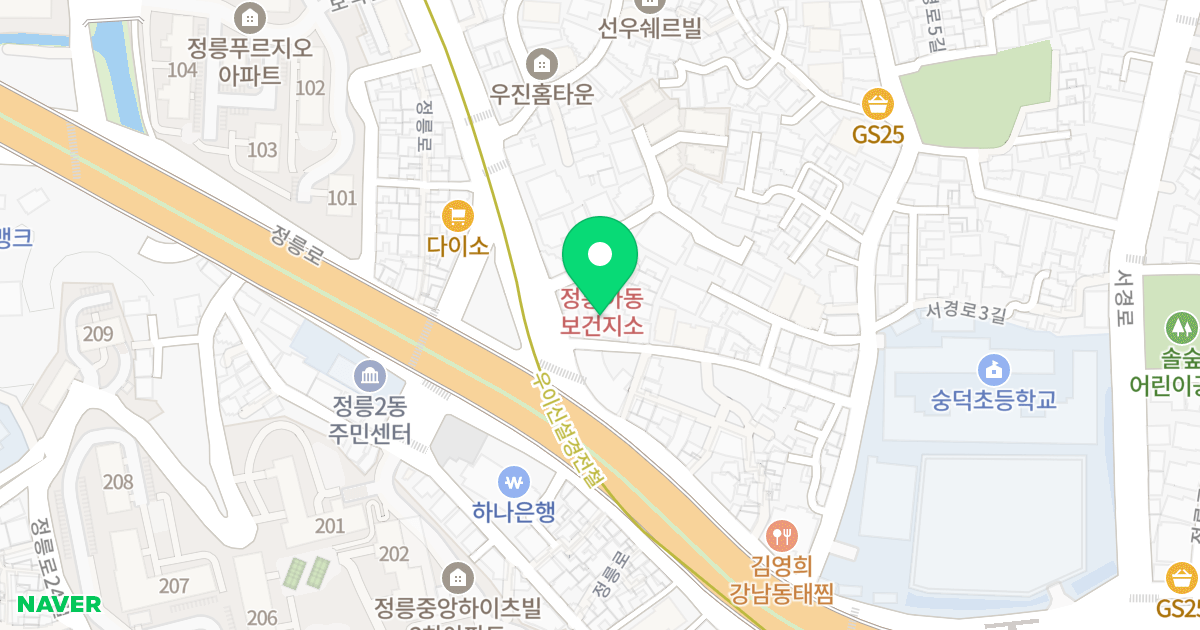 한강뉴스타 위치 지도 - 서울특별시 성북구 보국문로2길 5
