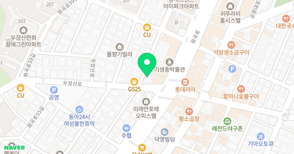 제이투리더스뷰 2차 위치 지도 - 서울특별시 강서구 우장산로 127
