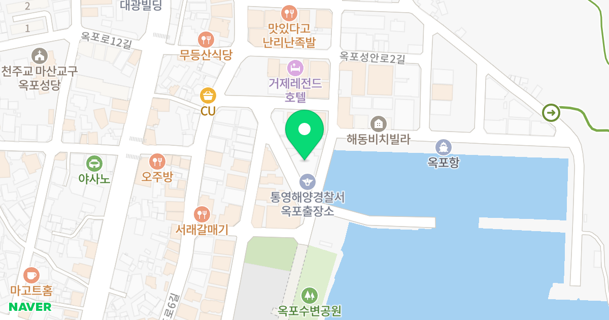 V1타워 위치 지도 - 경상남도 거제시 옥포로2길 19