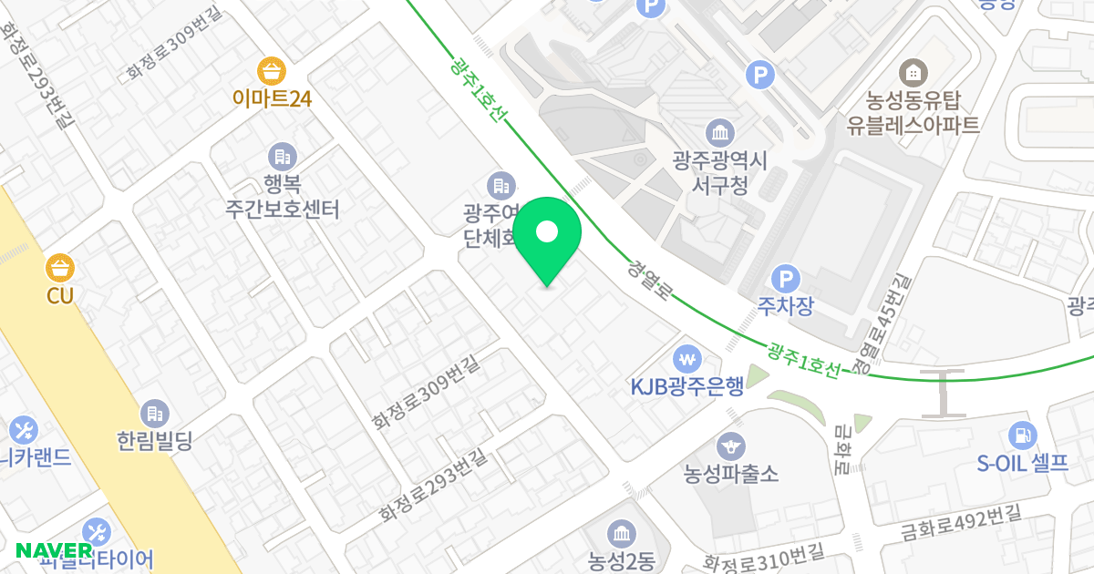 (631-46) 위치 지도 - 광주광역시 서구 경열로 30-1