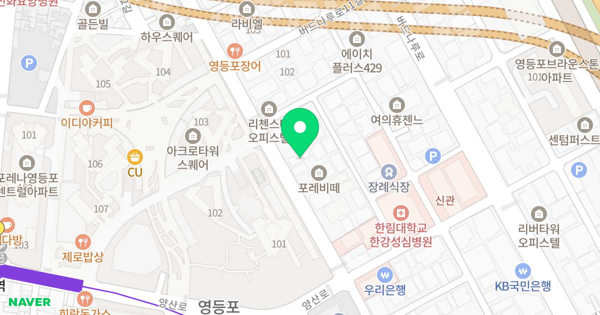 글로벌엠제이7 위치 지도 - 서울특별시 영등포구 국회대로54길 21