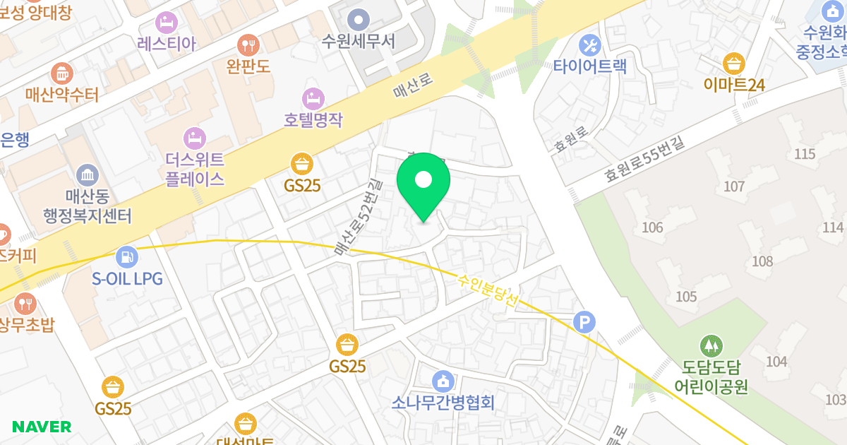 스타빌 위치 지도 - 경기도 수원시 팔달구 효원로60번길 18-11