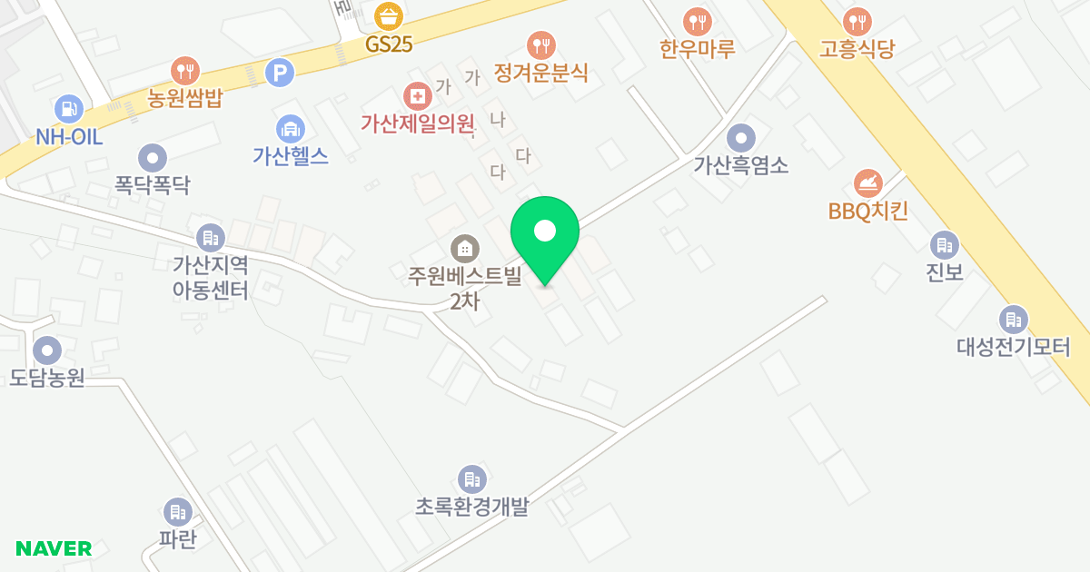 301동 위치 지도 - 경기도 포천시 가산면 가산로348번길 30