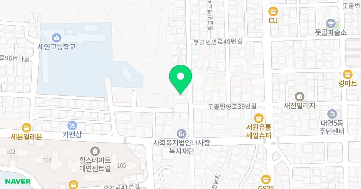 디아이하우스3 위치 지도 - 부산광역시 남구