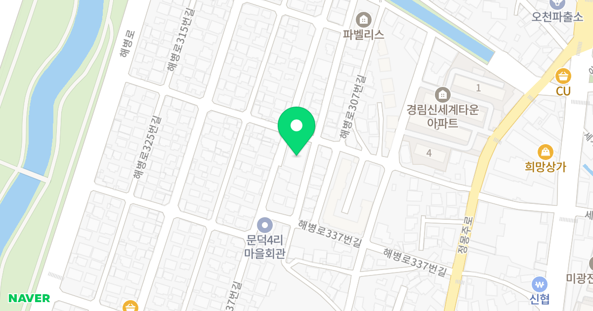 파벨리스 위치 지도 - 경상북도 포항시 남구 오천읍 해병로325번길 18