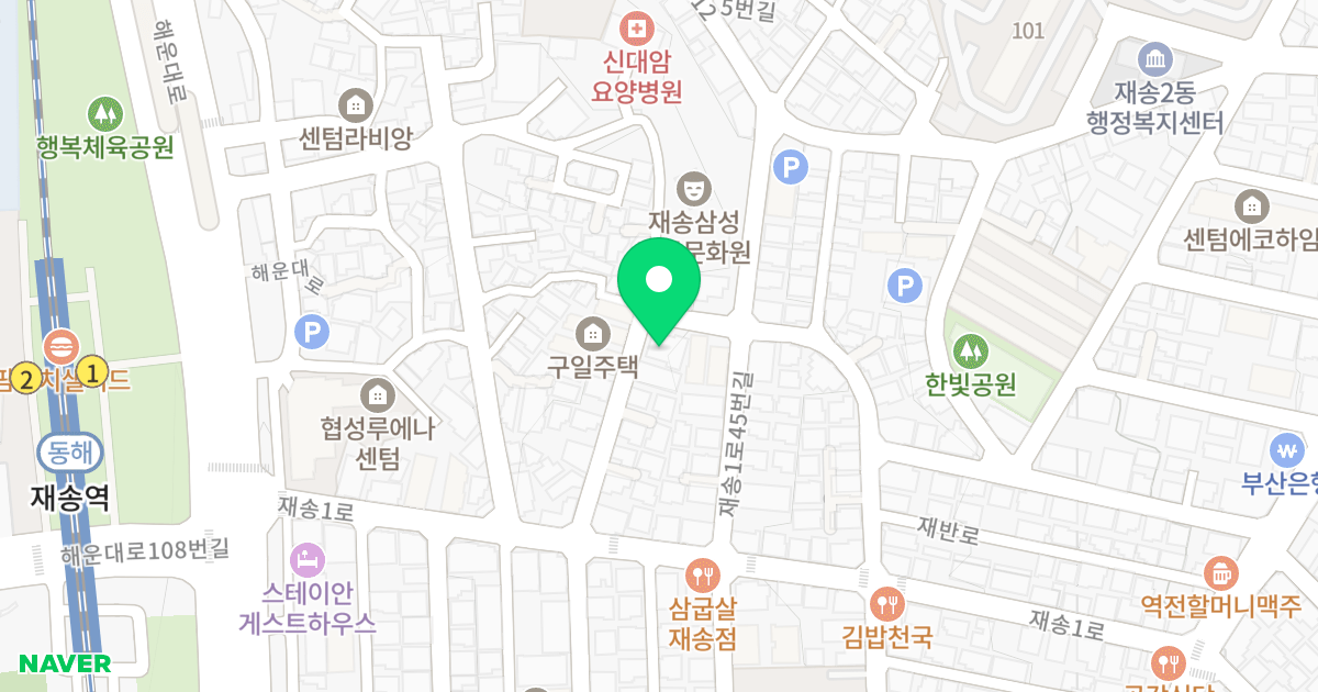 메트로폴리스24 위치 지도 - 부산광역시 해운대구 재송1로31번길 24