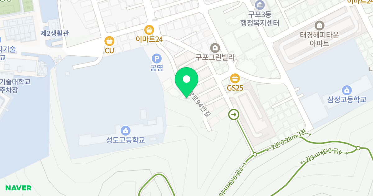 팍스빌 위치 지도 - 부산광역시 북구 시랑로94번길 66-22