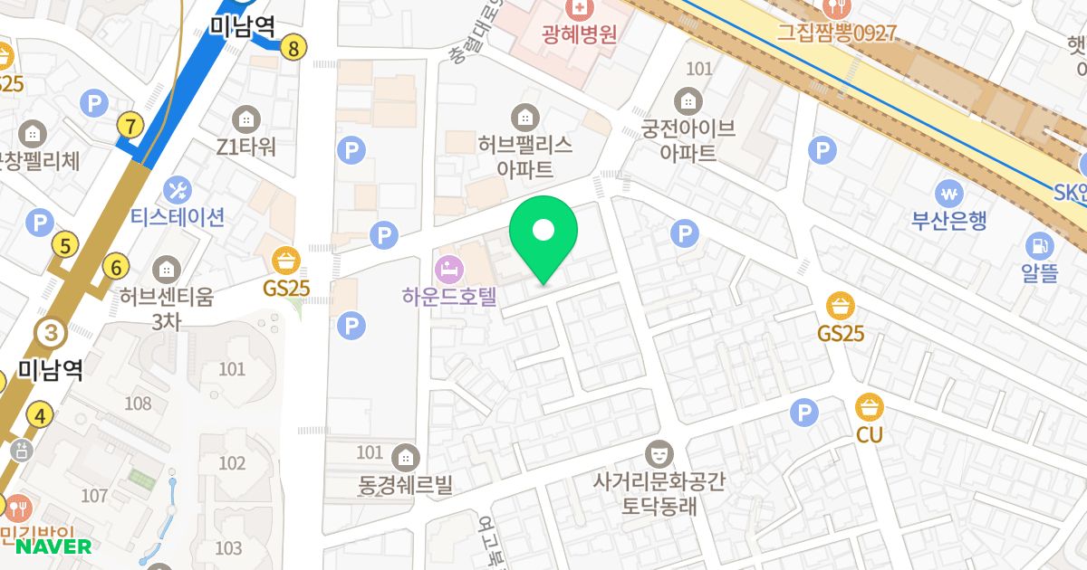 광명주택 위치 지도 - 부산광역시 동래구 충렬대로100번가길 8