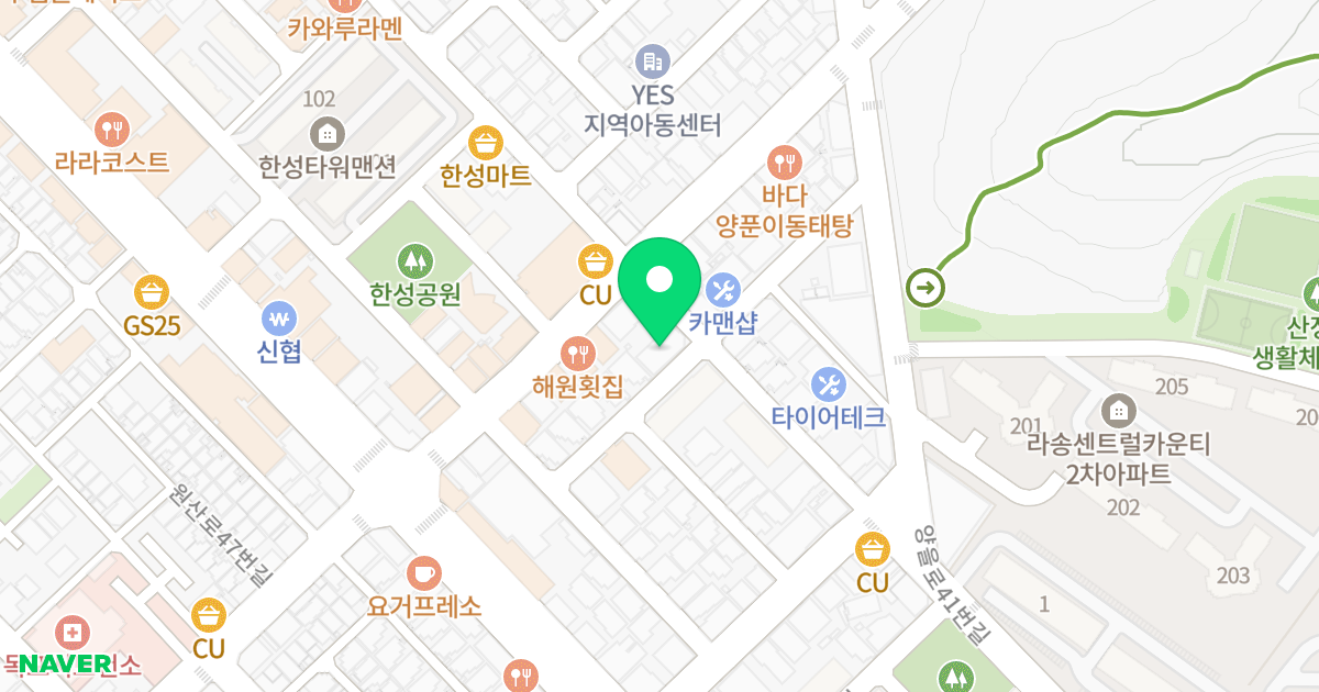 중앙오피스텔 위치 지도 - 전라남도 목포시 원산로70번길 4