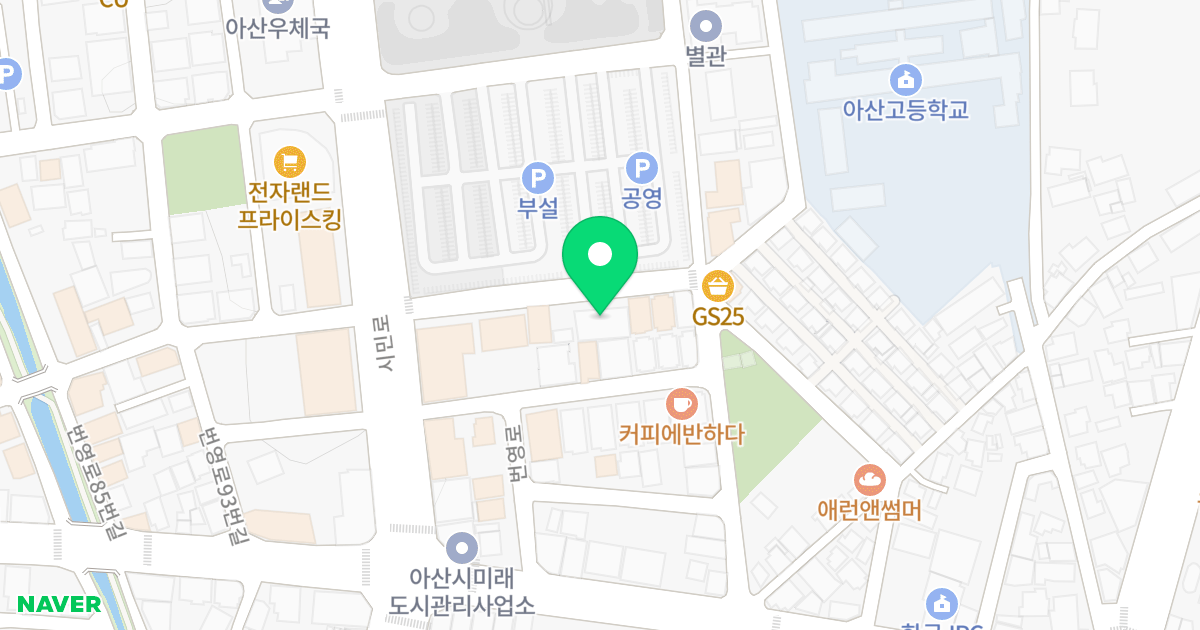 온천동오피스텔 위치 지도 - 충청남도 아산시 시민로440번길 10