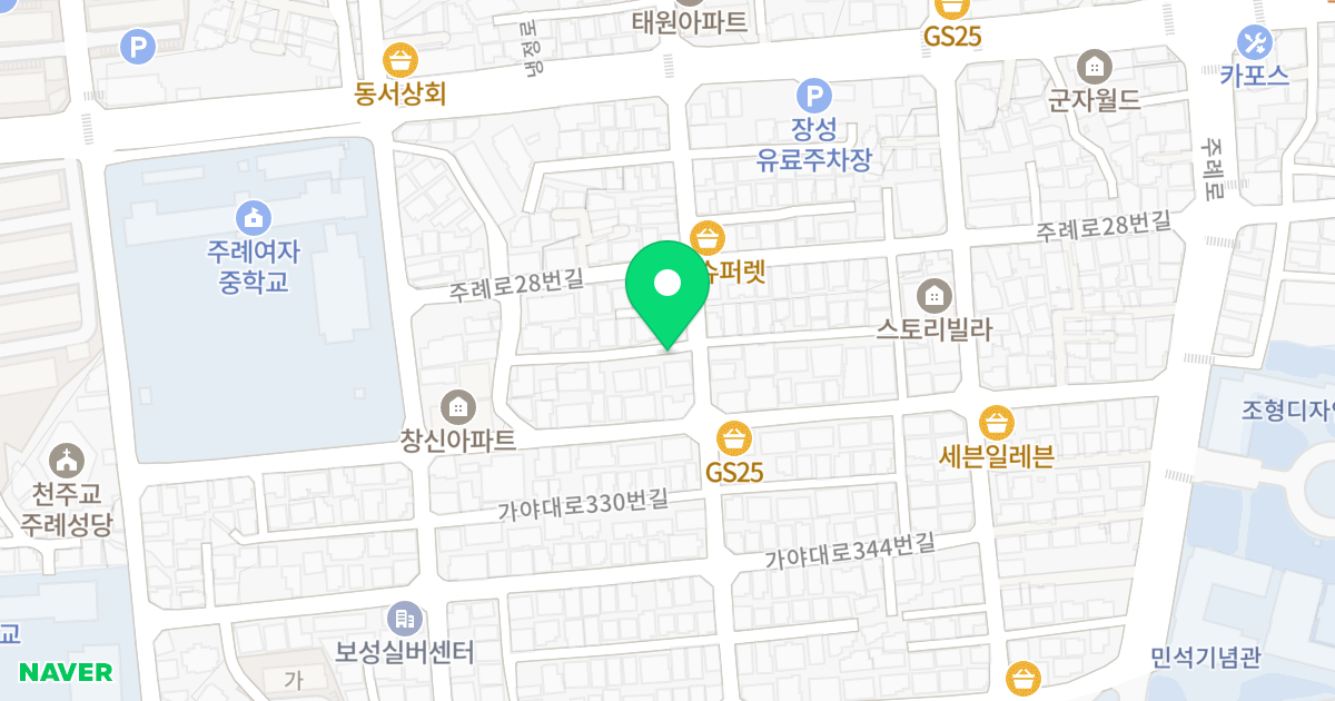 LUMIZAIN 위치 지도 - 부산광역시 사상구 가야대로330번길 58-3