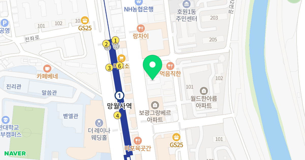 정은펠리체 위치 지도 - 경기도 의정부시  210