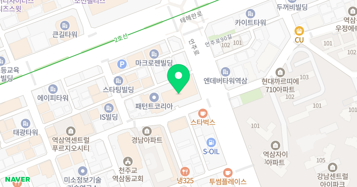 디오빌역삼 위치 지도 - 서울특별시 강남구 언주로 427