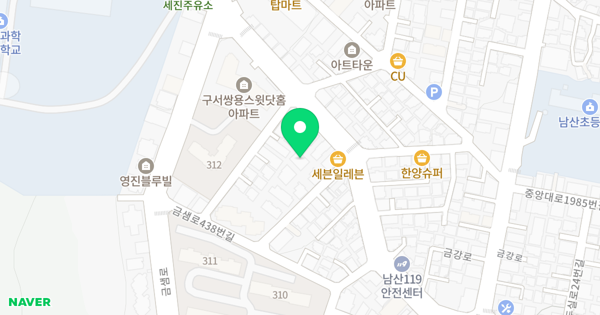 해동아트빌 위치 지도 - 부산광역시 금정구