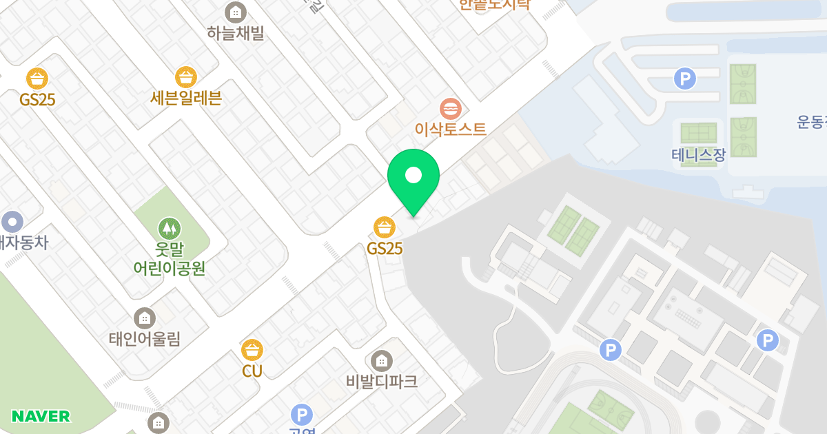M-파크빌 위치 지도 - 경기도 안산시 상록구