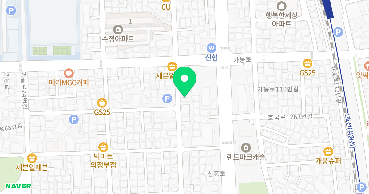 드림빌7차 위치 지도 - 경기도 의정부시 가능로98번길 9