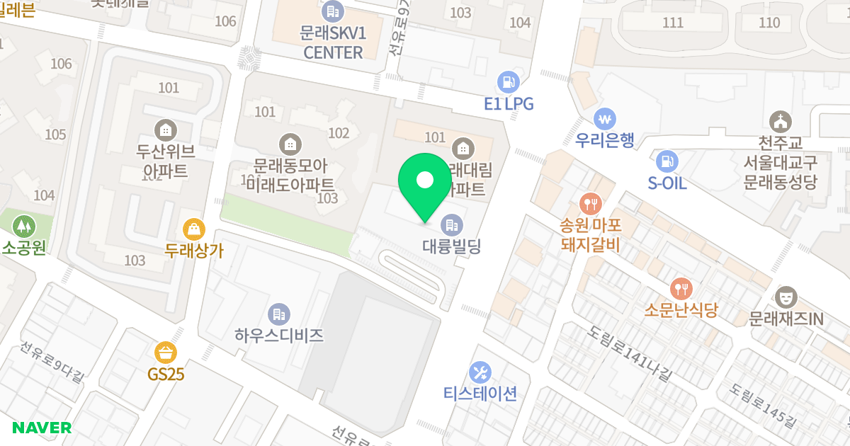 대륭오피스텔 위치 지도 - 서울특별시 영등포구 선유로 27