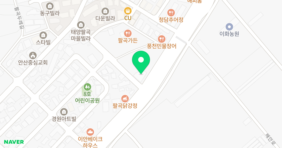 (410-1) 위치 지도 - 경기도 안산시 상록구 담원3길 4