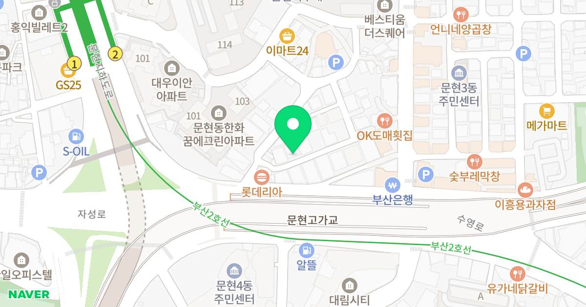 성화빌 위치 지도 - 부산광역시 남구 수영로13번길 6-9