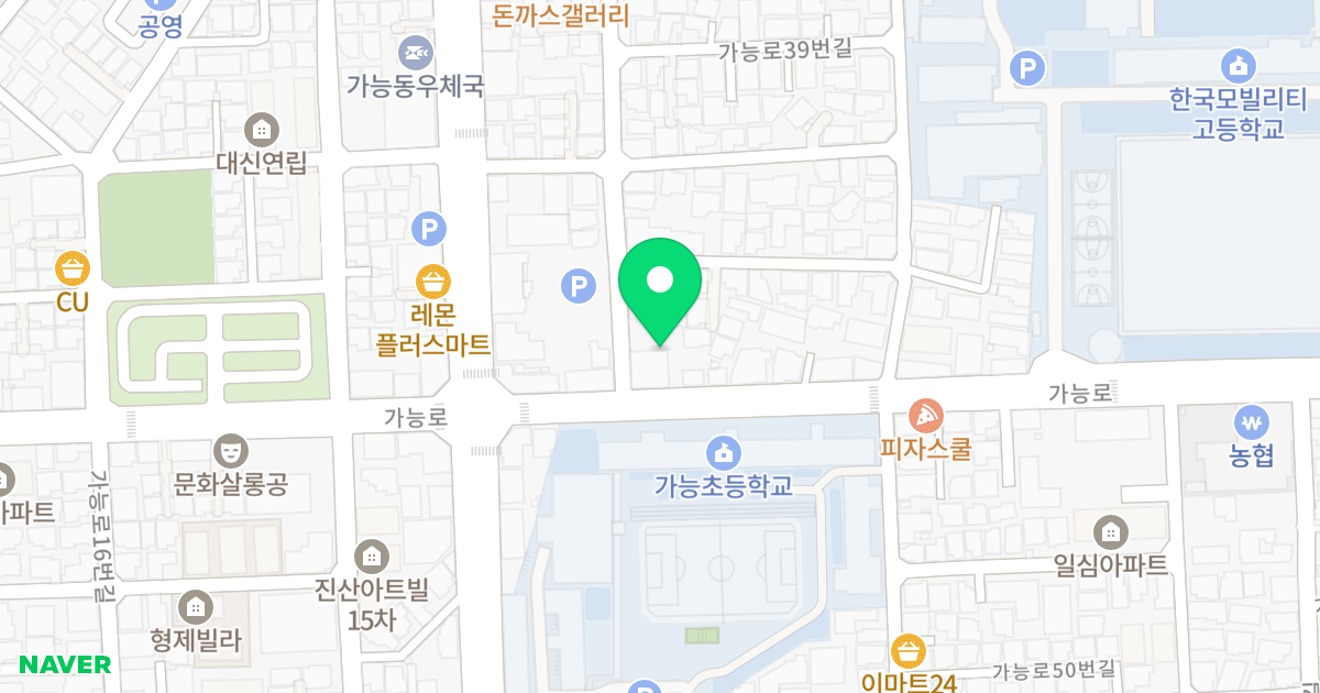 아름빌리지 위치 지도 - 경기도 의정부시 가능로 39