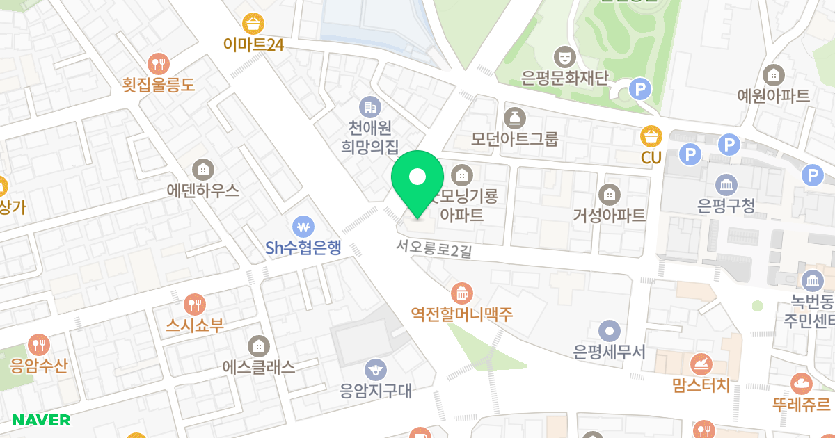 DH팰리스타워 위치 지도 - 서울특별시 은평구 서오릉로 12