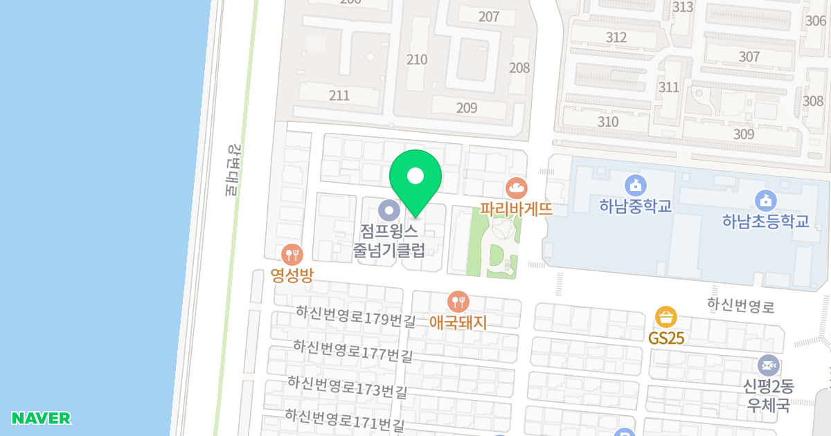 석포베스트 위치 지도 - 부산광역시 사하구 하신번영로207번길 13
