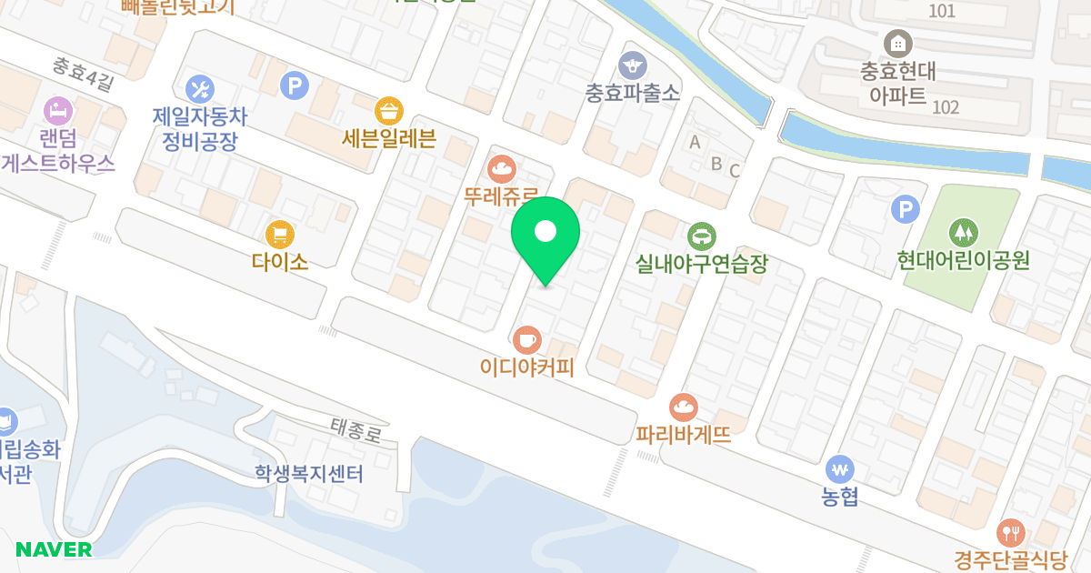 (2982-7) 위치 지도 - 경상북도 경주시 충효녹지길 58-6